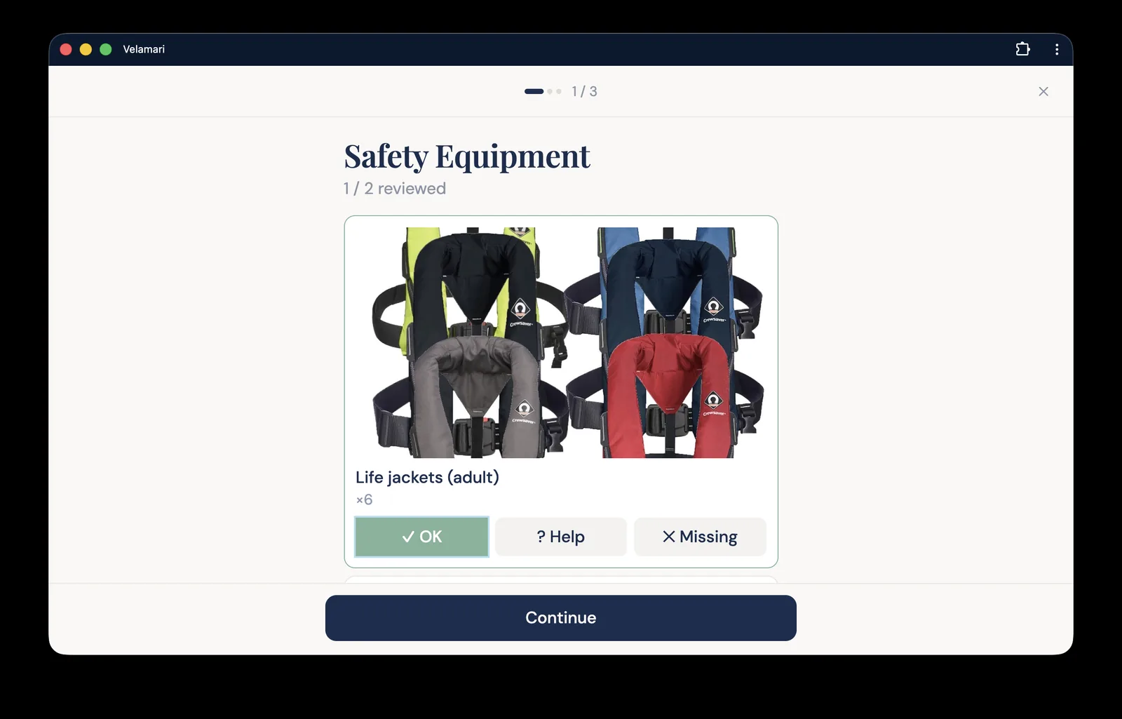 Guest check-in: Walking the inventory, item by item.